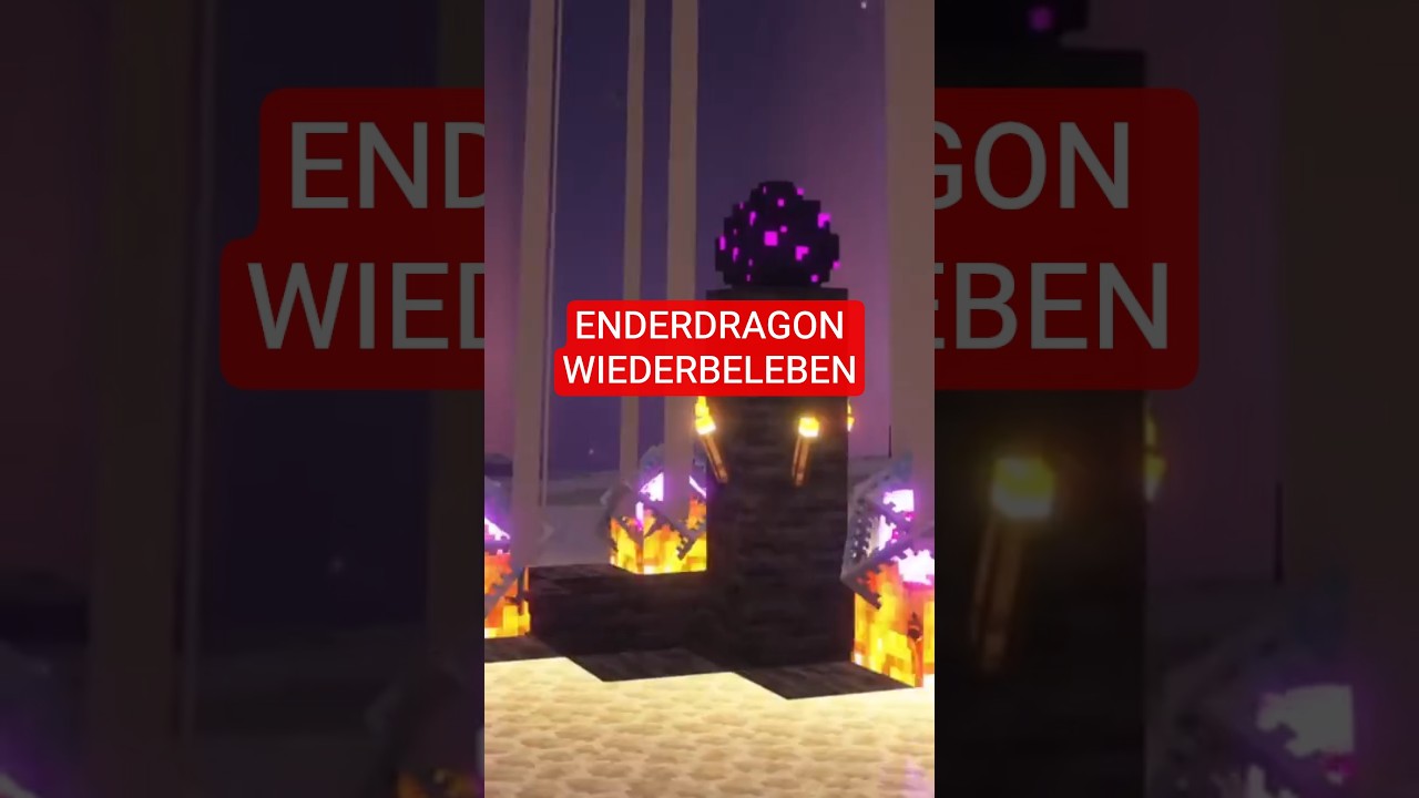 ENDERDRACHEN in MINECRAFT WIEDERBELEBEN?! - So klappts!  #minecraft
