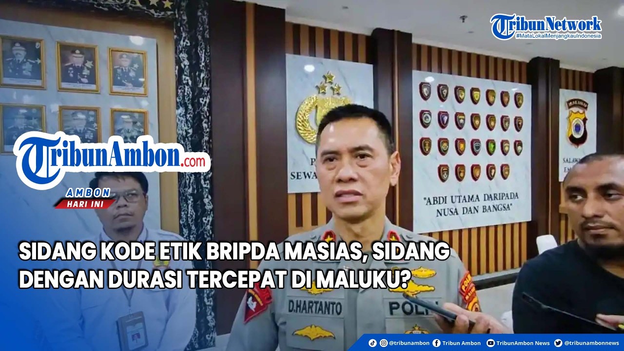 Sidang Kode Etik Bripda Masias, Sidang dengan Durasi Tercepat di Maluku?