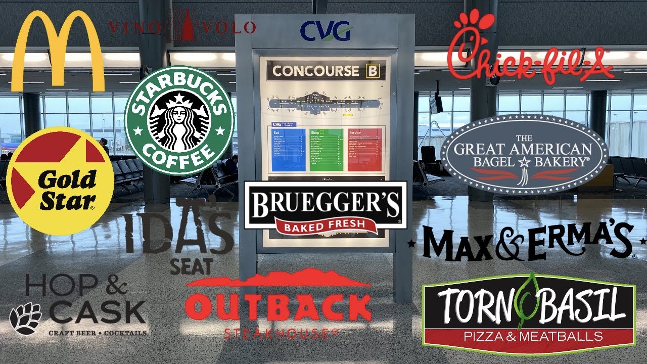 CVG Airport: Shopping and Dining Options in Concourse B