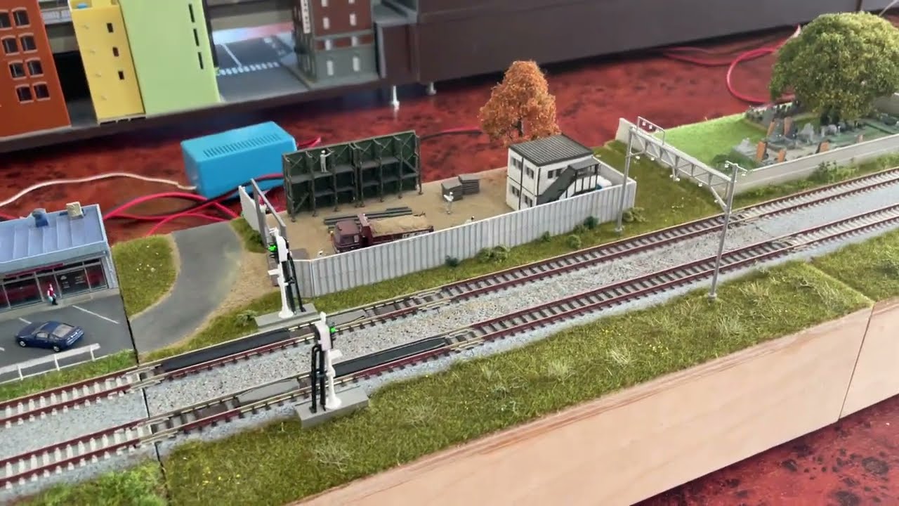 Japanese N-gauge T-trak layout on exhibition - 2021