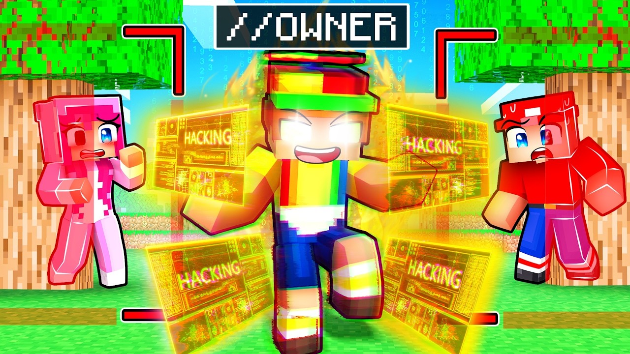 Using OWNER COMMANDS in Hide and Seek (Minecraft)