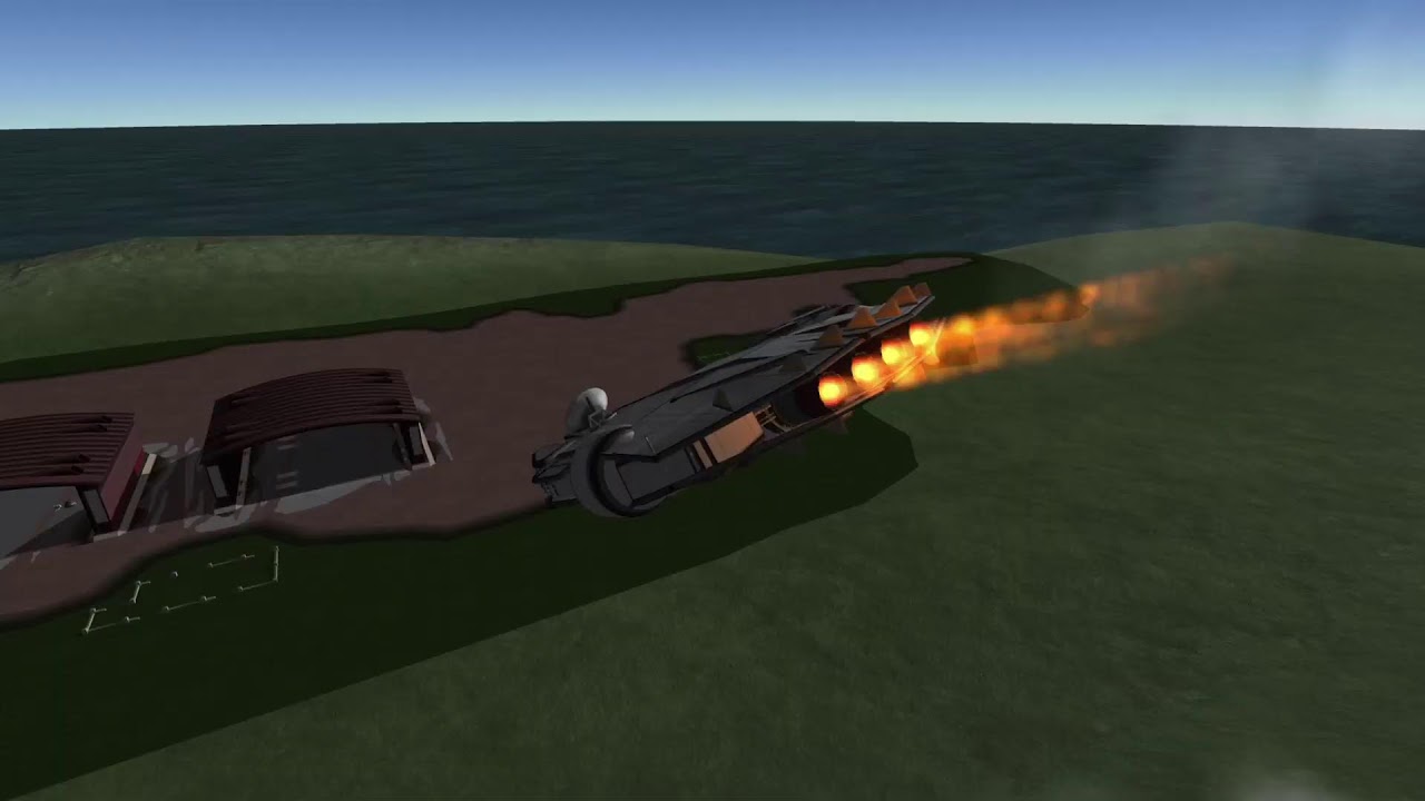 KSP w/Moon - Millennium Falcon Test