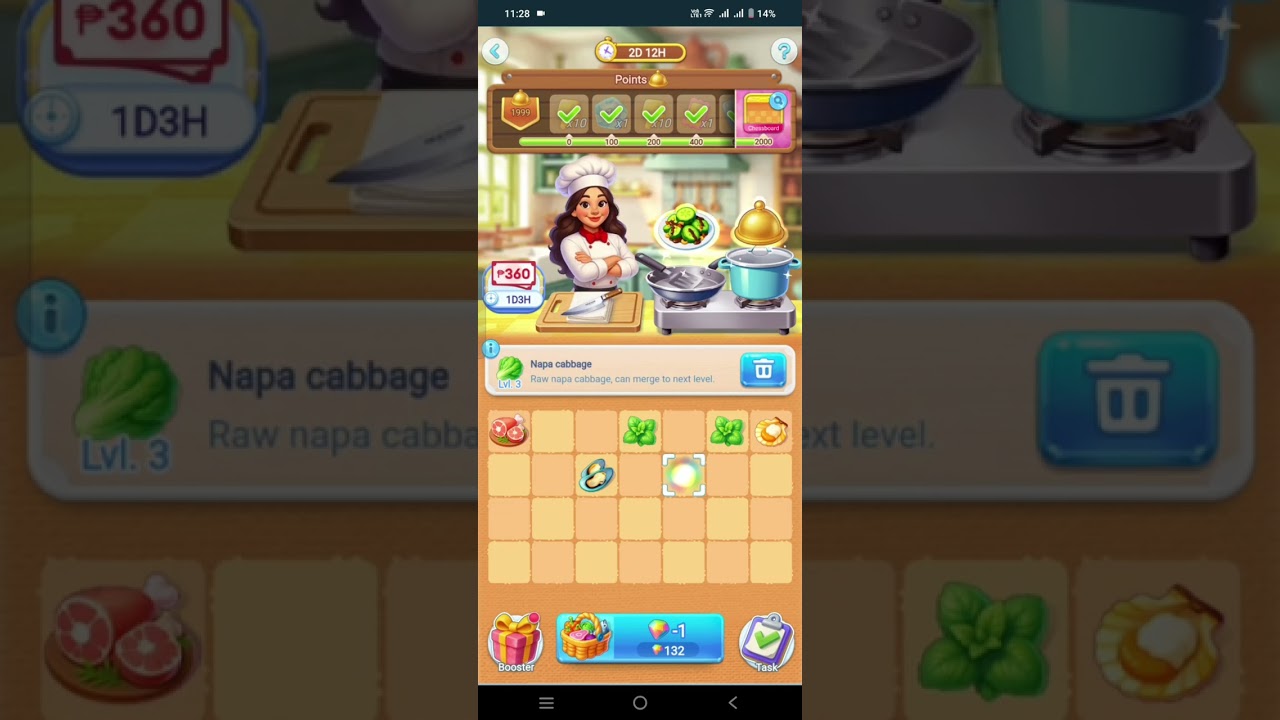 96 - Merge Boss Level 404... Got the Chessboard skin from Merge Kitchen...