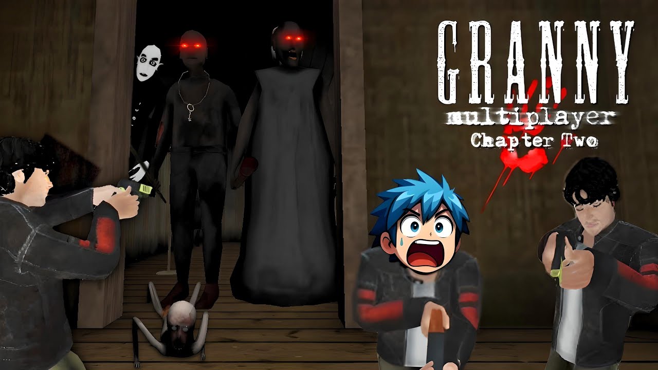 Escape da casa dos velho no modo multiplayer -  ( GRANNY 2 Multiplayer )