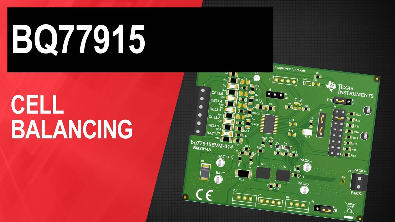 How the cell balancing feature works for the BQ77915