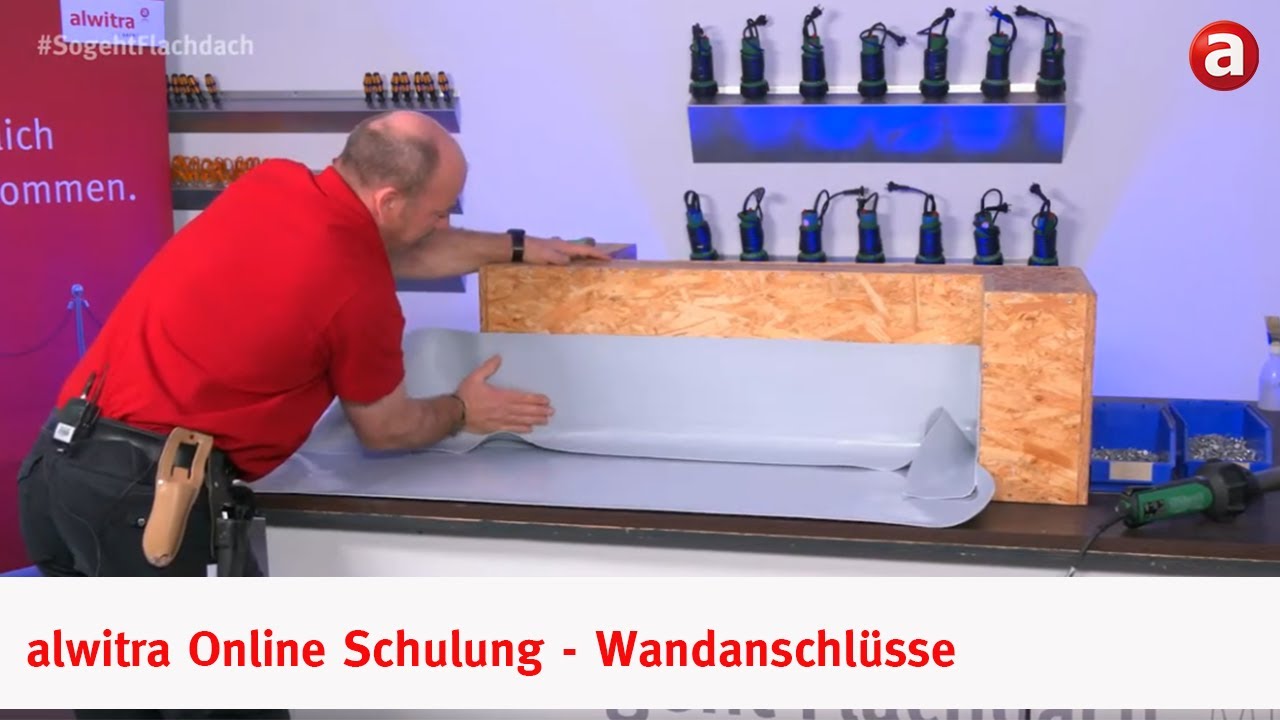 alwitra Online Schulung - 10 - Erstellung von Wandanschlüssen. #SogehtFlachdach