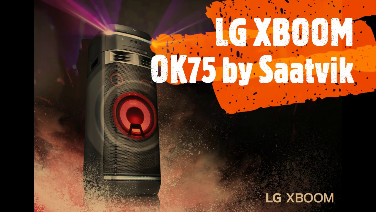 LG OK75 XBOOM Party Speaker 1000W Unboxing (L.G. OK 75)