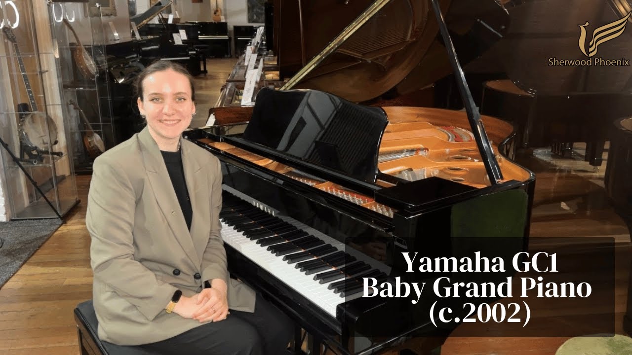 Yamaha GC1 Baby Grand Piano Black Gloss (c.2002) | Review & Demo | Sherwood Phoenix