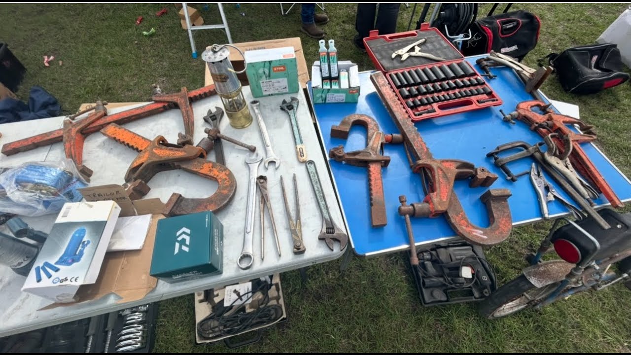 Enormous Newark autojumble Tool haul 2025