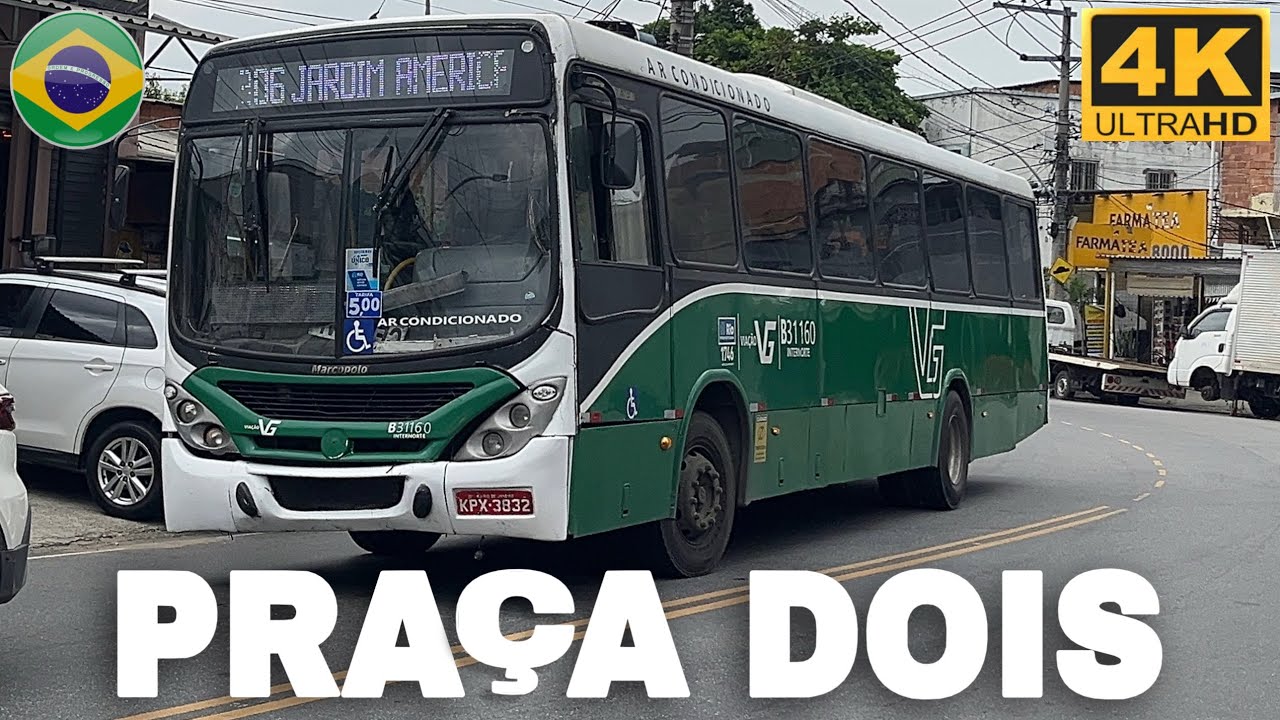 Vigário Geral - Praça Dois (RJ) - Movimentação de Ônibus #208 