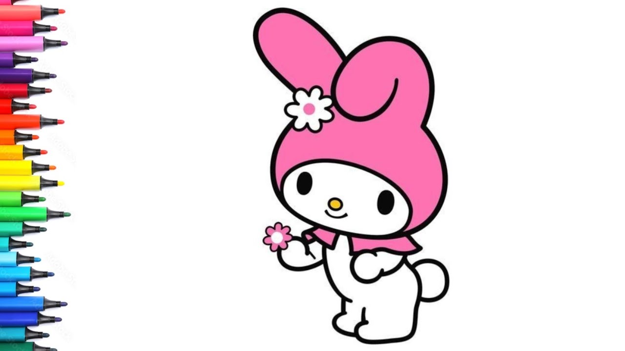 Рисование, раскрашивание и живопись для детей и малышей My Melody_ Детское искусство | My Melody