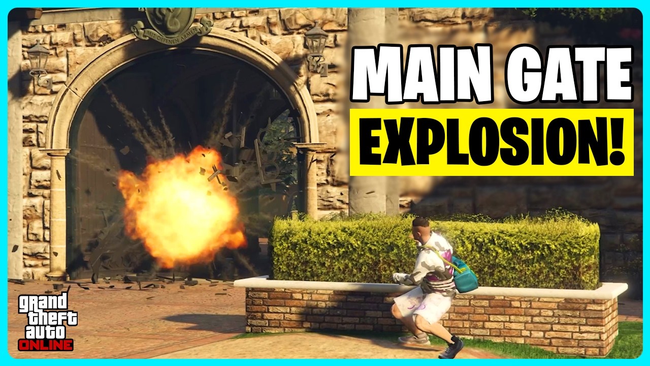 EXPLOSIVE Main gate SOLO Cayo Pereico Heist - GTA ONLINE