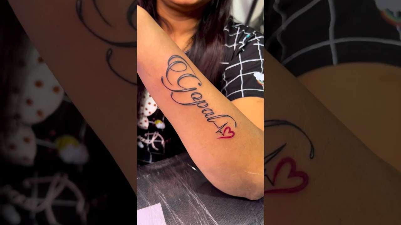 Gopal name tattoo #nametattoo #tattoo #tattooideas #tattool #tattoodesigns #art #tattoogallery