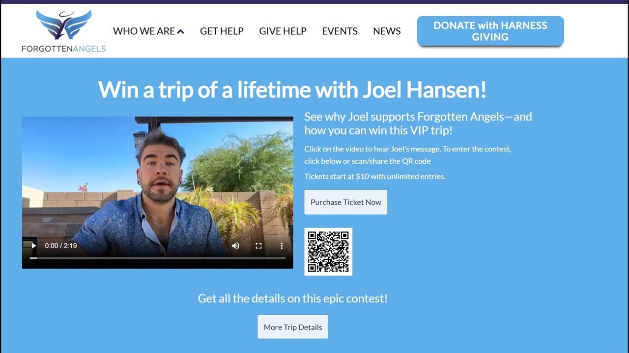 TRIP OF A LIFE TIME DRAW!!! Are you winning?