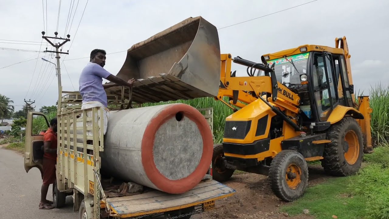 readymade septic tank   fitting& Water Line connection
