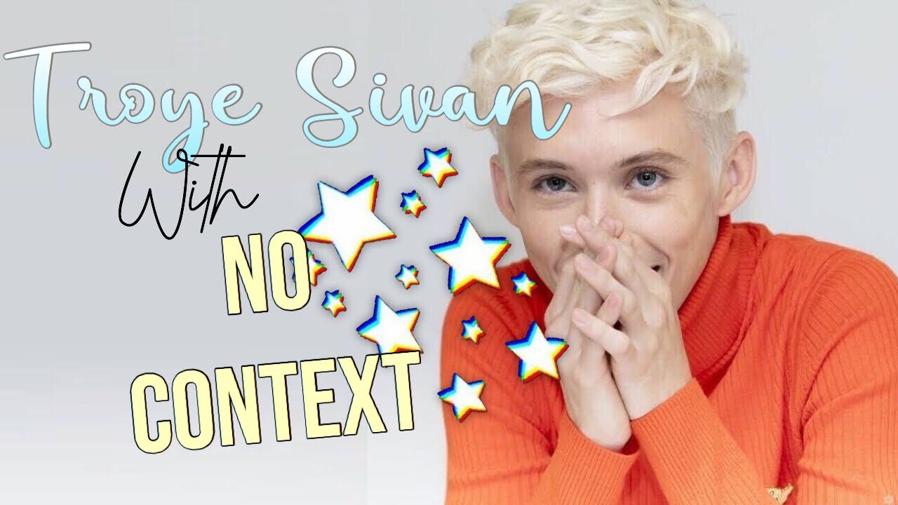 Troye Sivan with no context