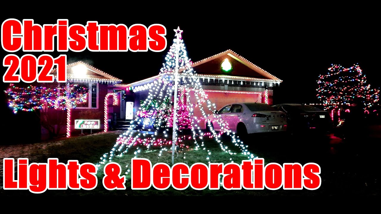 2021 Christmas Decorations - Outdoors and In