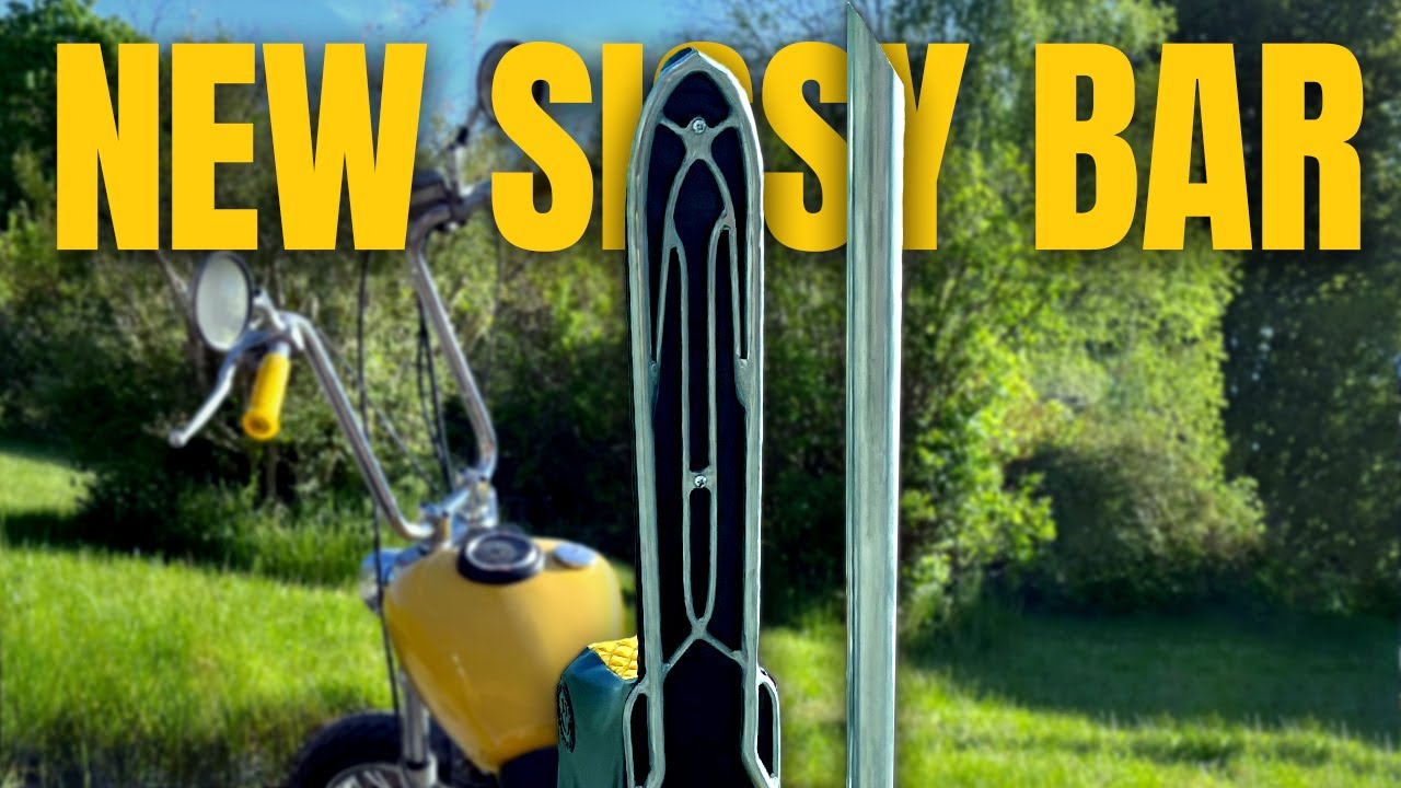 Making a New Sissy Bar for the Suzuki Savage Chopper