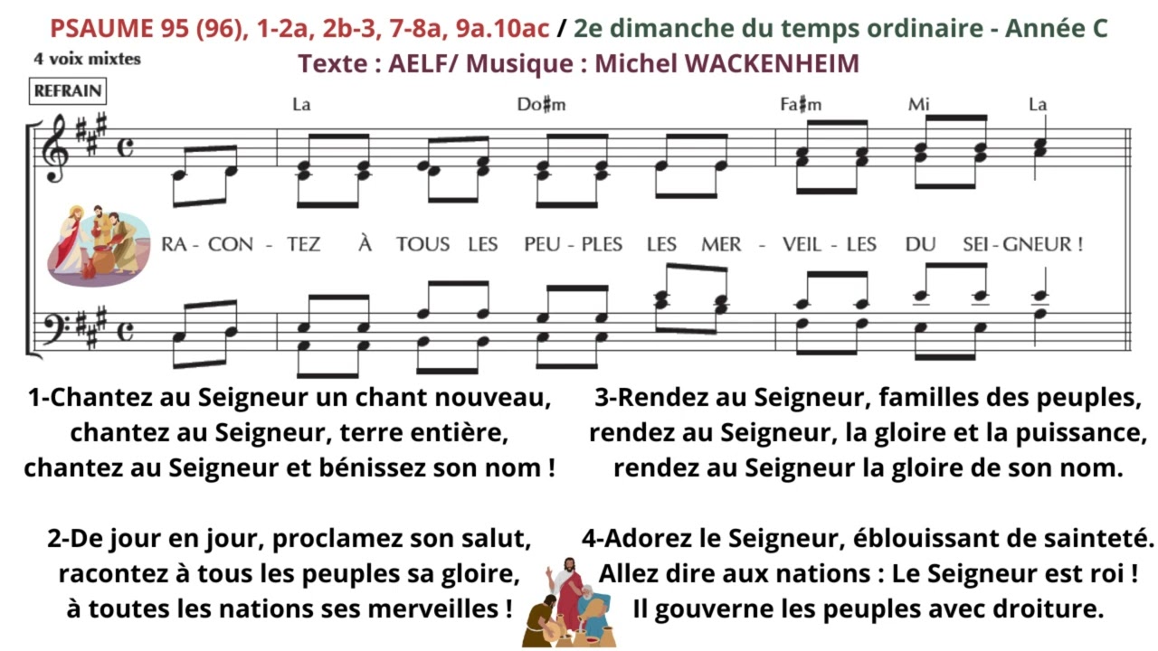 SOPRANO Ps. 95 - Racontez à tous les peuples WACKENHEIM