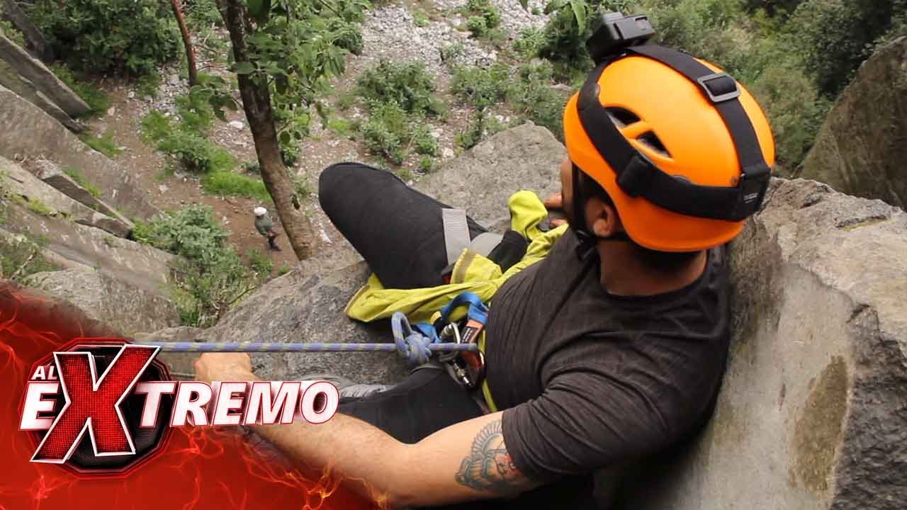 Rahmar Villegas escal&oacute; una pared de 150 metros. | Al Extremo