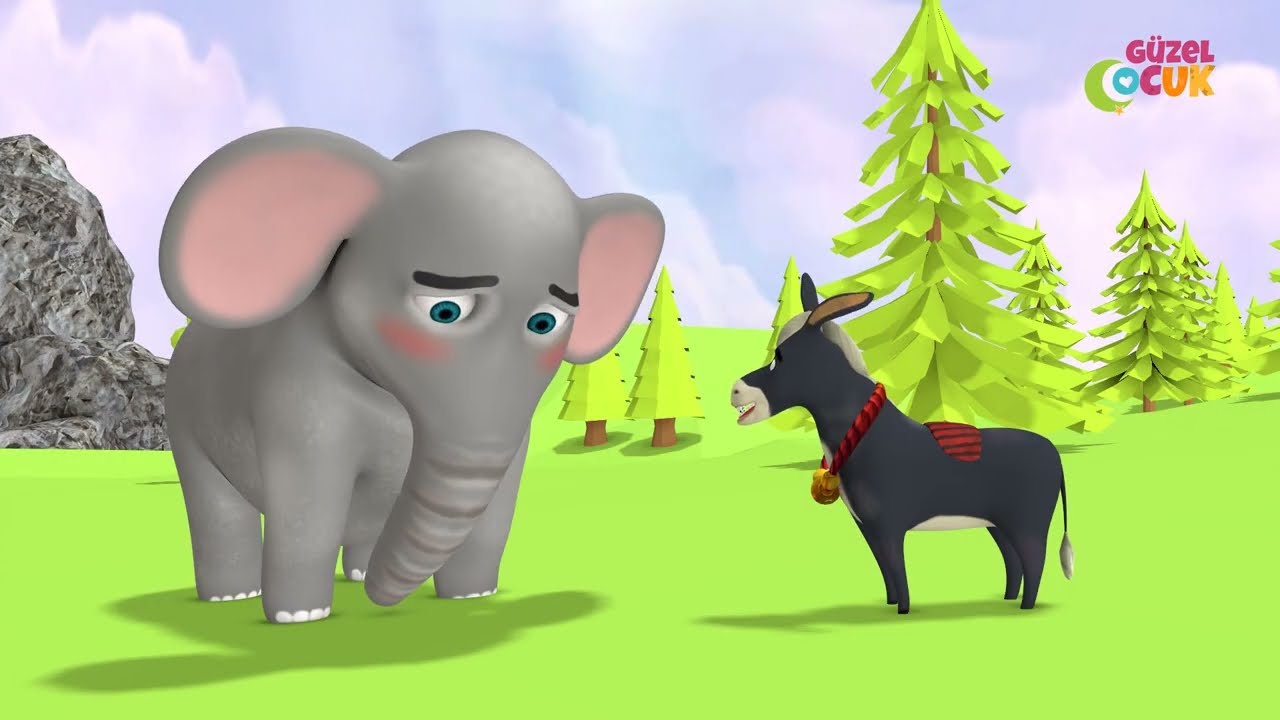 HİLEBAZ EŞEK VE MİNİK FİL &Ccedil;İFTLİKTE 🐘🤩