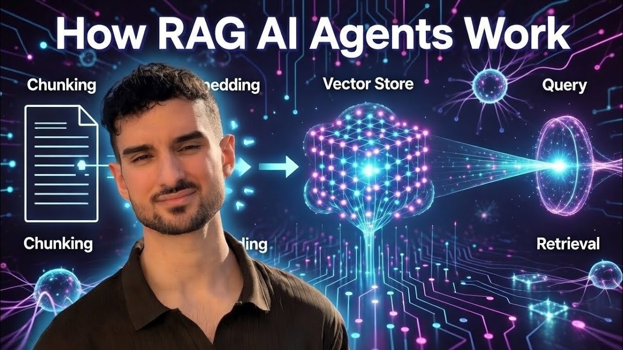 How does a RAG AI agent work? High level explanation