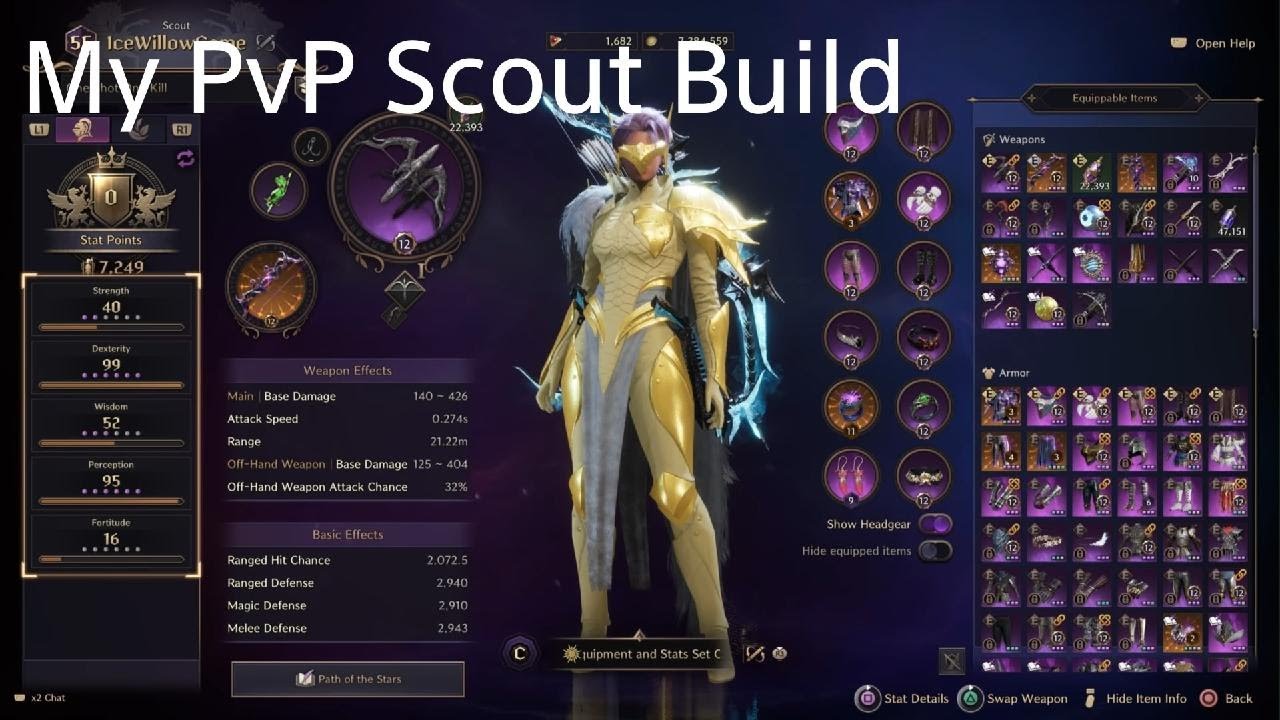 Throne and Liberty (My Scout PvP build)