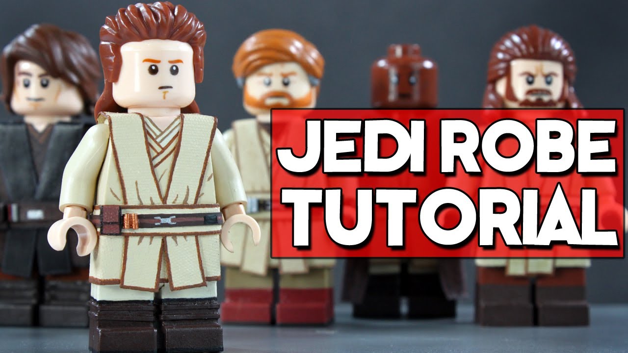 Учебное пособие по кастомизации LEGO: Как сделать мантии джедаев для ваших минифигурок!