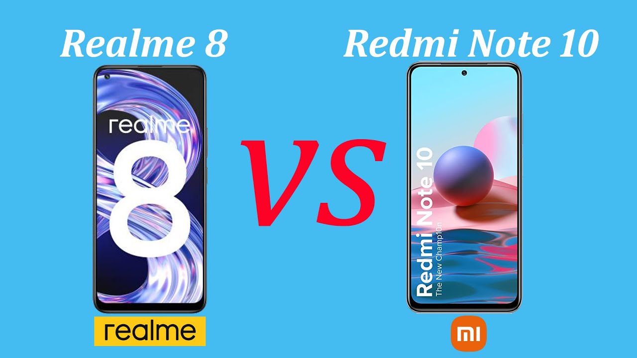 Realme 8 vs Redmi Note 10 Comparison  रियलमी 8 VS रेडमी नोट 10  #infomobile