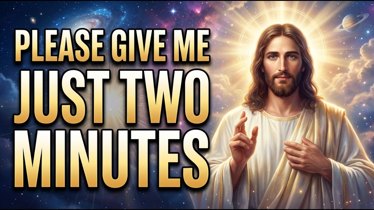 🛑 God's Message Today: Please GIVE ME Just TWO Minutes | God Message Now For You | God Says To Me