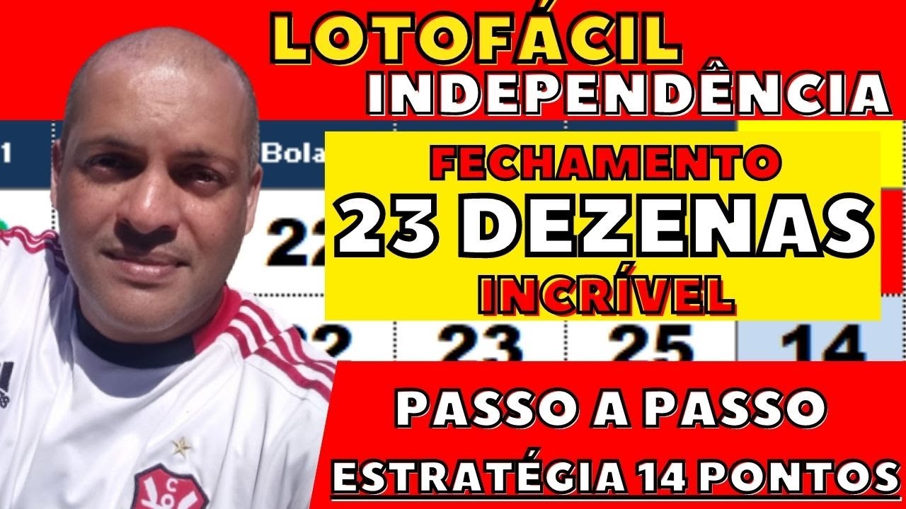 lotof&aacute;cil da Independ&ecirc;ncia 2022 fechamento com 23 dezenas