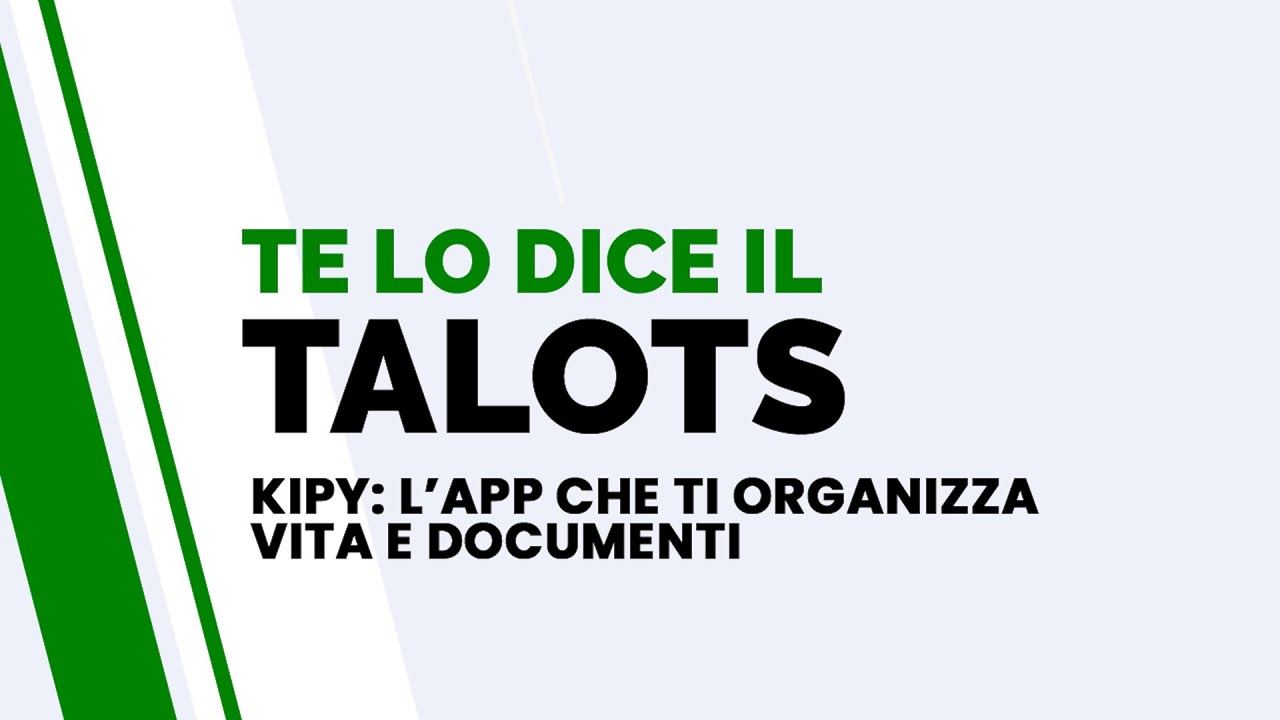 Kipy: l’app che ti organizza vita e documenti