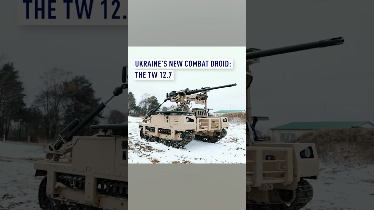 Ukraine&rsquo;s new combat droid: The TW 12.7