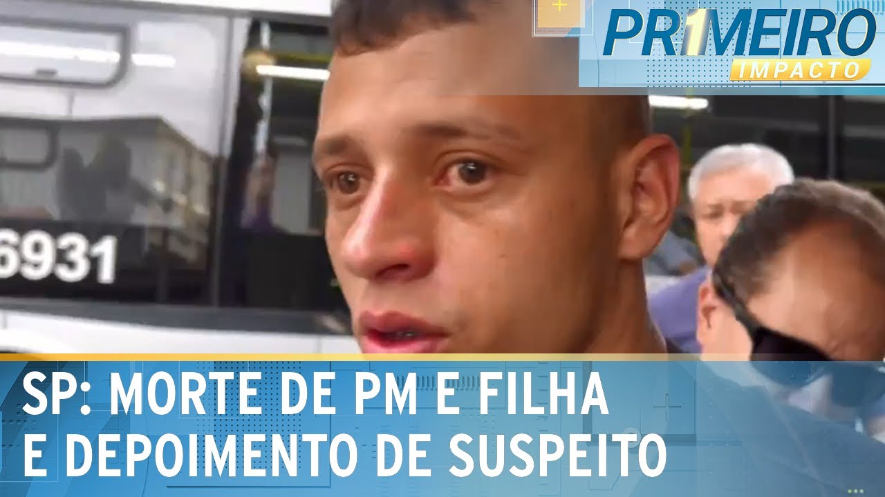 PM e filha mortos: Suspeito do crime se entrega à polícia em SP | Primeiro Impacto (28/02/24)