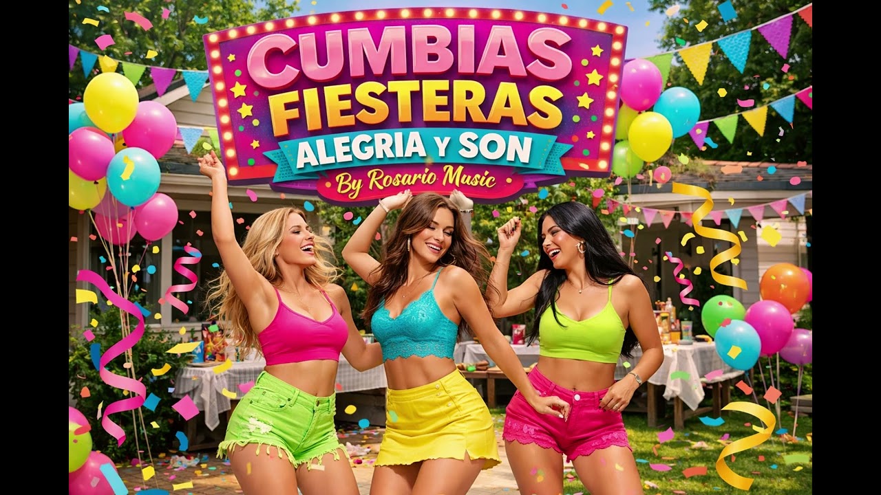 CUMBIAS FIESTERAS ALEGRIA Y SON🕺 💃🟡  By Rosario Music 🟢