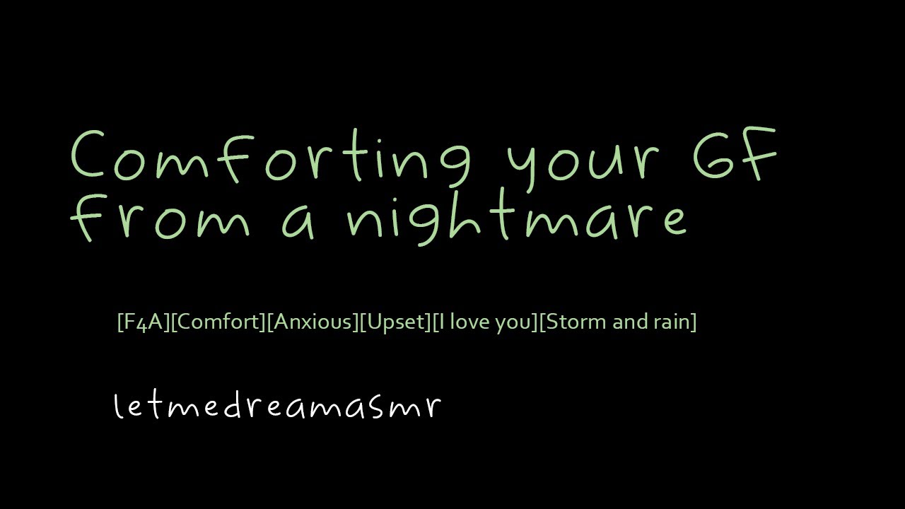 [F4A] Comforting your GF from a nightmare [GFE][ASMR][Comfort][Storm and rain]