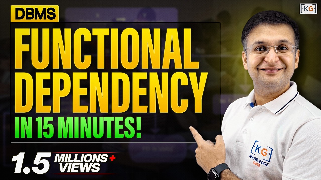 3.1 Functional Dependency in DBMS | Functional Dependency explained