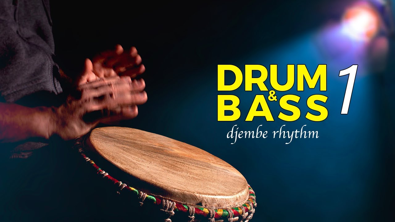 Изучите ритм Барабан и бас для игры на джембе [Drum&Bass 01 для Djembe]