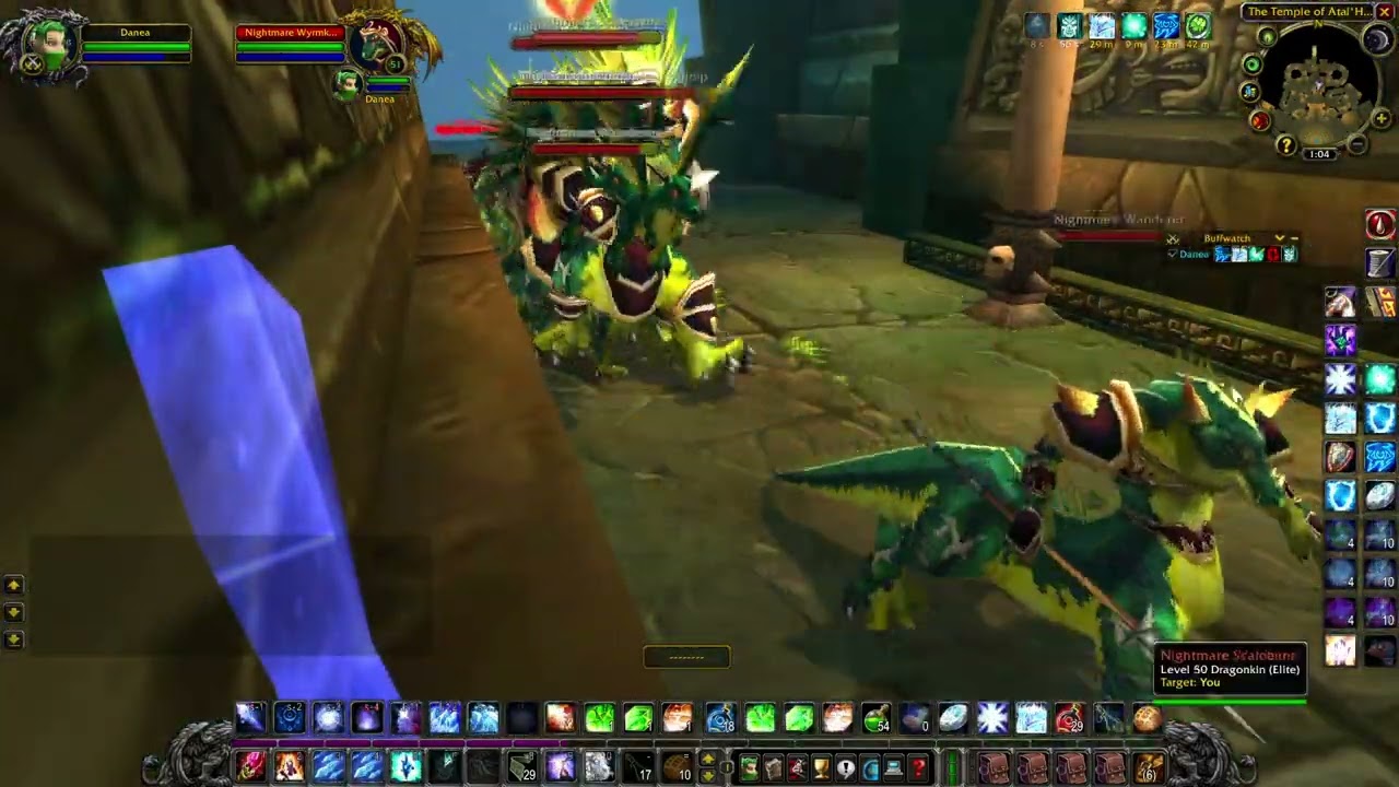 WoW Classic - Sunken Temple Solo Mage AoE, level 54-60