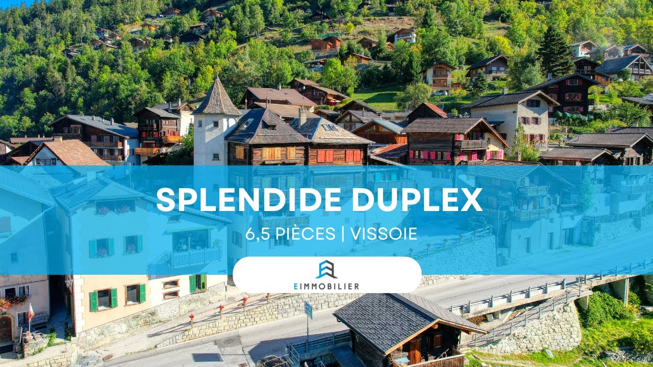 A VENDRE - Splendide duplex de 6,5 pièces à Vissoie