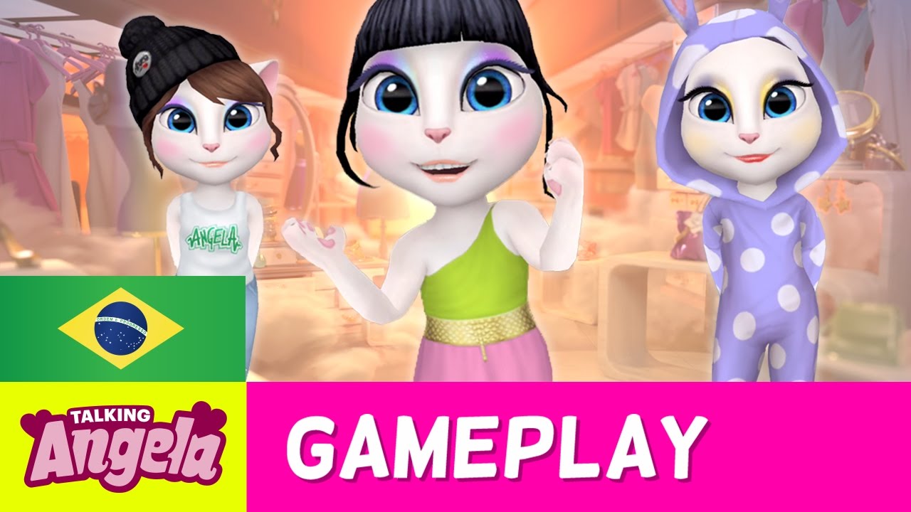 Minha Talking Angela - Moda de Verão