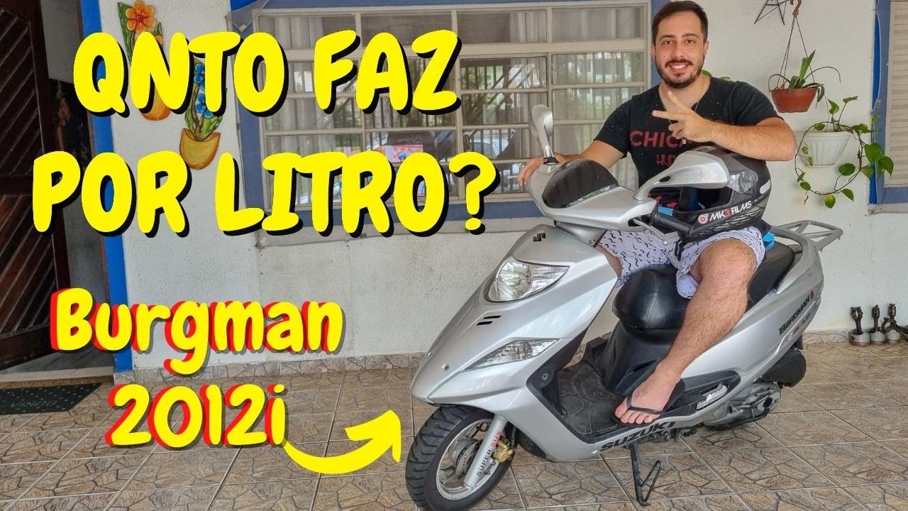 ME ECONOMIZA MUITA GRANA! MELHOR COMPRA DA MINHA VIDA! BURGMAN 2012i EM DETALHES!