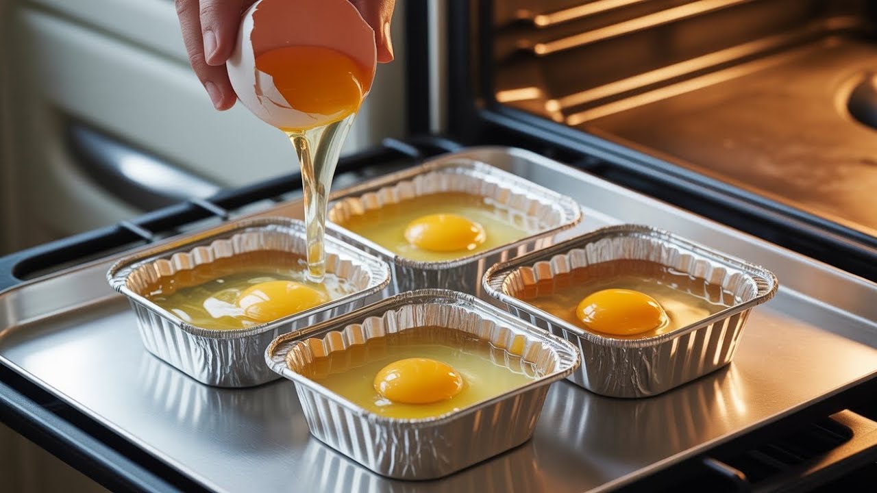 Я положила СЫРЫЕ ЯЙЦА в форму...И вот что из этого получилось!😳