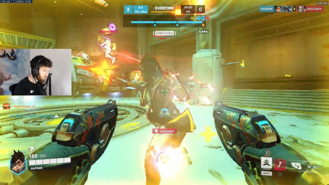 50+ ELIMS! DAFRAN SHOWS HIS INSANE TRACER OVERWATCH 2 GAMEPLAY