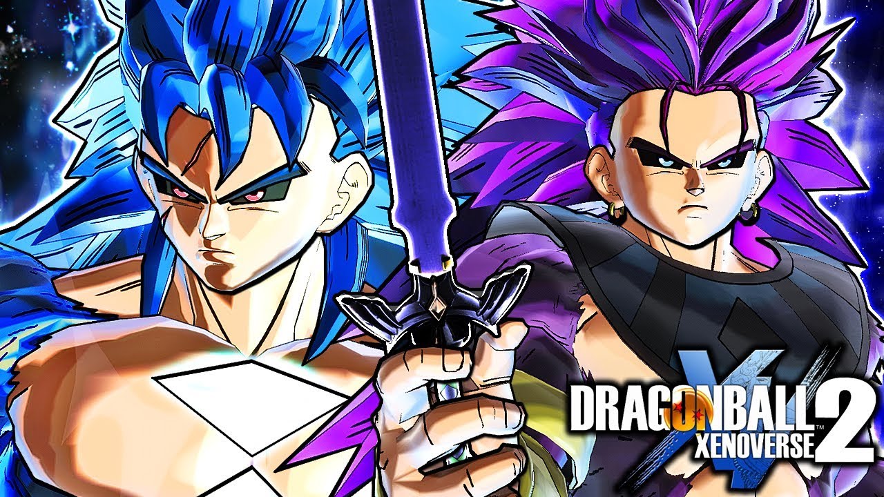 Dragon Ball Xenoverse 2: Future Gods Of Destruction Gameplay - Custom Future Gohan & Sword Trunks