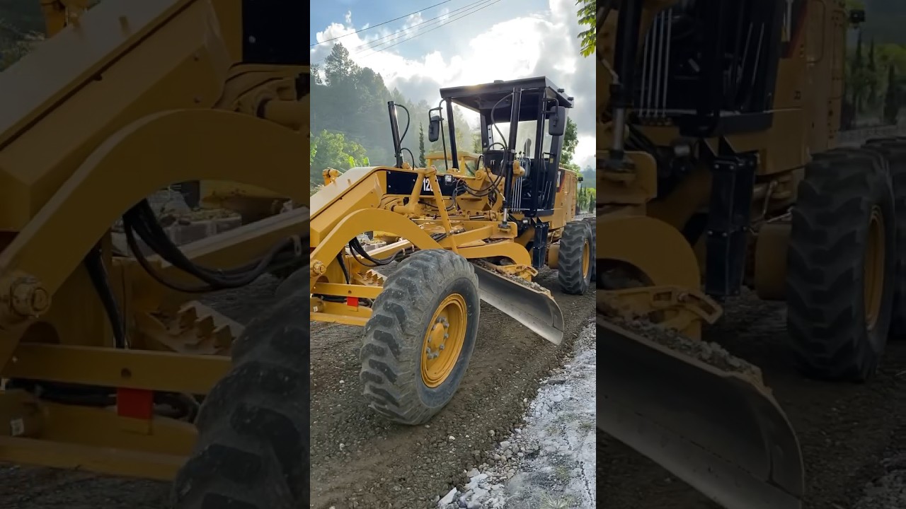 CAT 120K Motor Grader for Leveling the Ground 