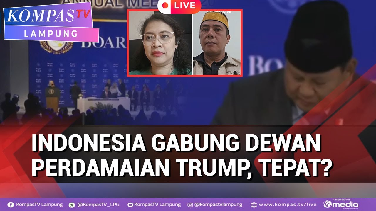 Indonesia Gabung Dewan Perdamaian Bentukan Trump, Langkah yang Tepat?
