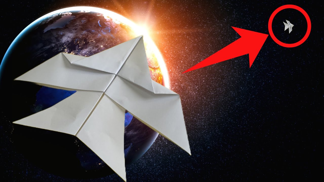 How to Make Paper Airplane that Fly Far to the Stars - Over 450 Feet