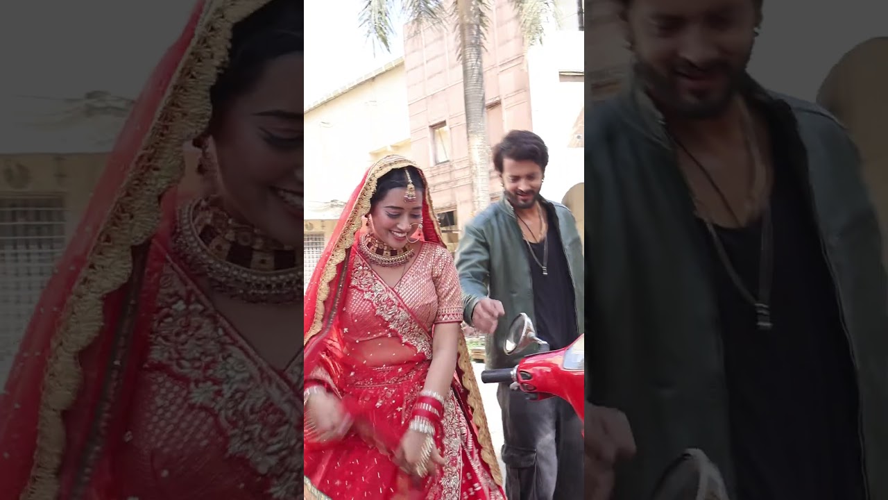ishq Junooni serial guru helps ruhaani offscreen behind the scenes#tellyboosters #youtubeshorts