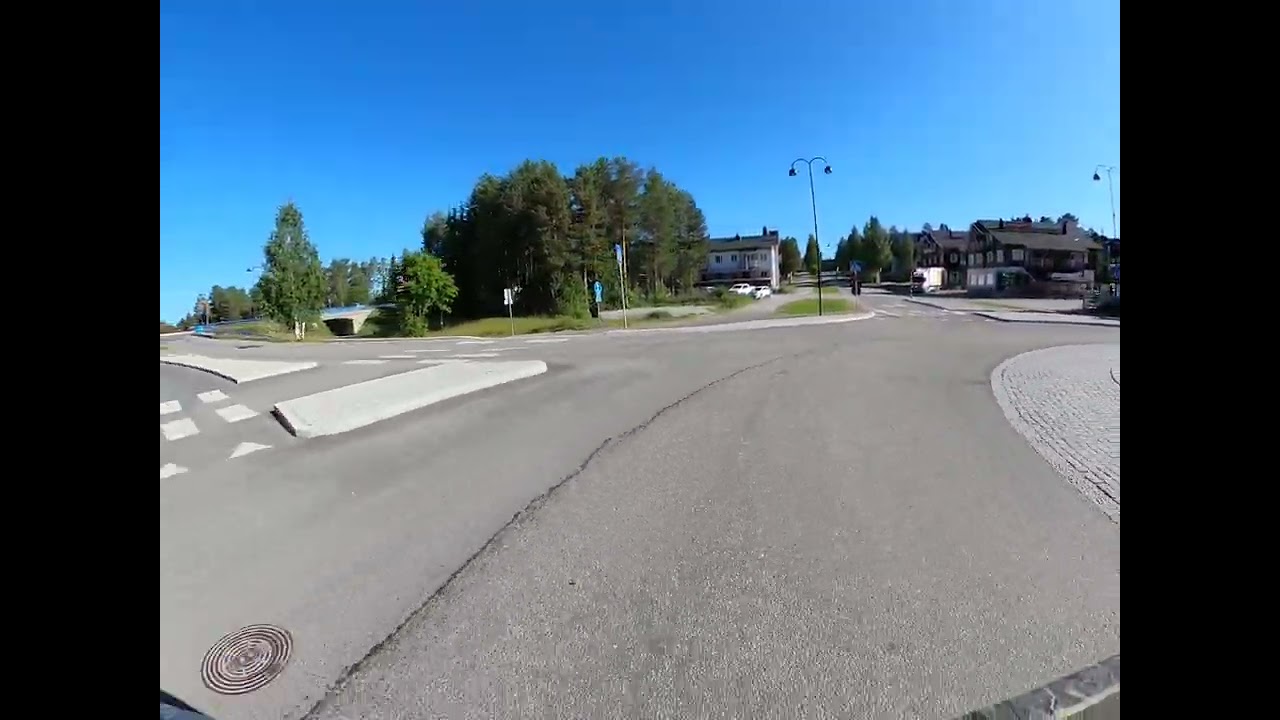 The northern village of Sirkka enjoys the July heat